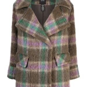 Smythe Women's Plaid Wool Coat